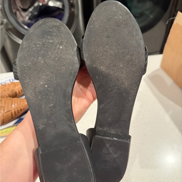 Anthropologie Black Slip on Flats - Picture 4 of 5
